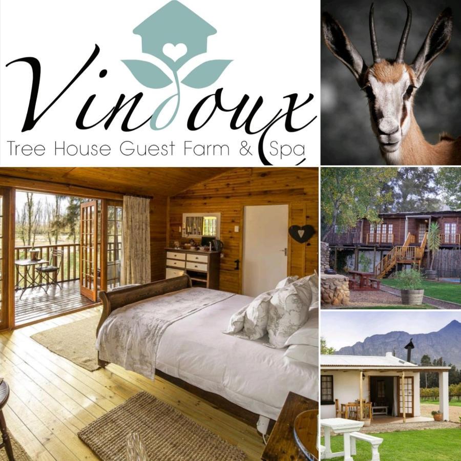 Vindoux Tree House Guest Farm & Spa Tulbagh Exterior foto
